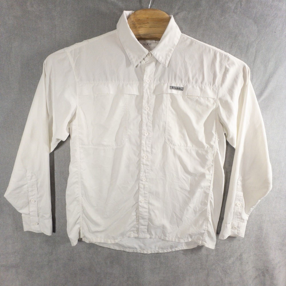 Simms Guide Shirt Mens Medium Long Sleeve Fishing Button Up Gorpcore *Read*